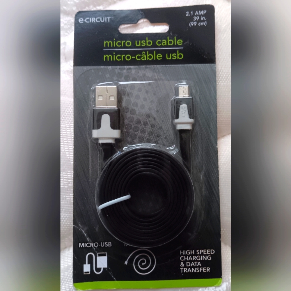 Black Micro USB Cable